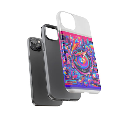 Gyatt Radar Online 3D Wrap Protective Phone Case for Smartphones, Retro Anime Design, Durable Shock Absorption, UV Protected, Glossy or Matte Finish