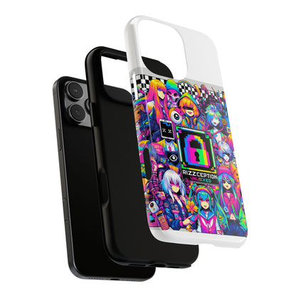 Rizzception Unlocked 3D Wrap Protective Phone Case for Anime Lovers, Durable Silicone Liner, UV Protected, Stylish Accessories for Smartphones