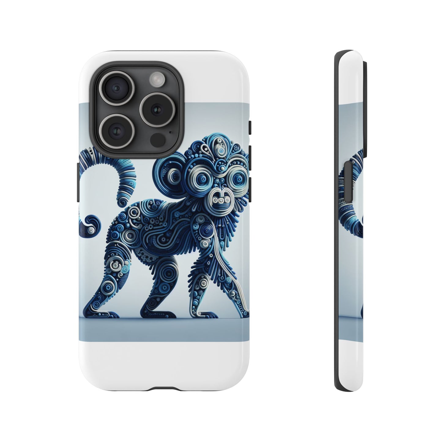 vibrant 3d wrap protective phone case with unique monkey design – stylish accessory for men and women compatible with iphone 13, 14, 15 & 16 – all models including pro, pro max & plus
