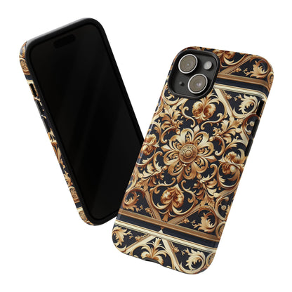 Pattern Image 5 Vibrant 3D Phone Case for Android and iPhone with Ornate Baroque Design Compatible with iPhone 13, 14, 15 & 16 – all models including Pro, Pro Max & Plus