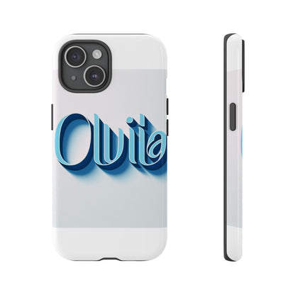 Vibrant 3D Typography Phone Case in Blue for Stylish Protection – Unique Accessory for Self-Expression Compatible with iPhone 13, 14, 15 & 16 – All Models Including Pro, Pro Max & Plus