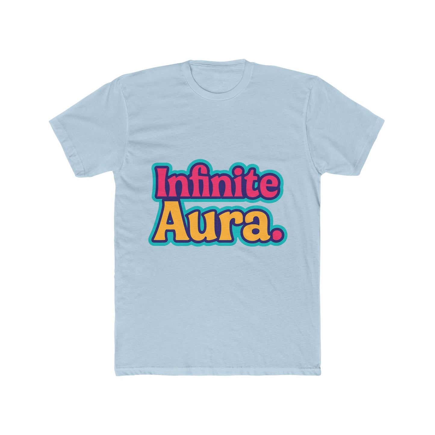 infinite aura unisex t-shirt – aesthetic multicolor design, comfortable casual wear