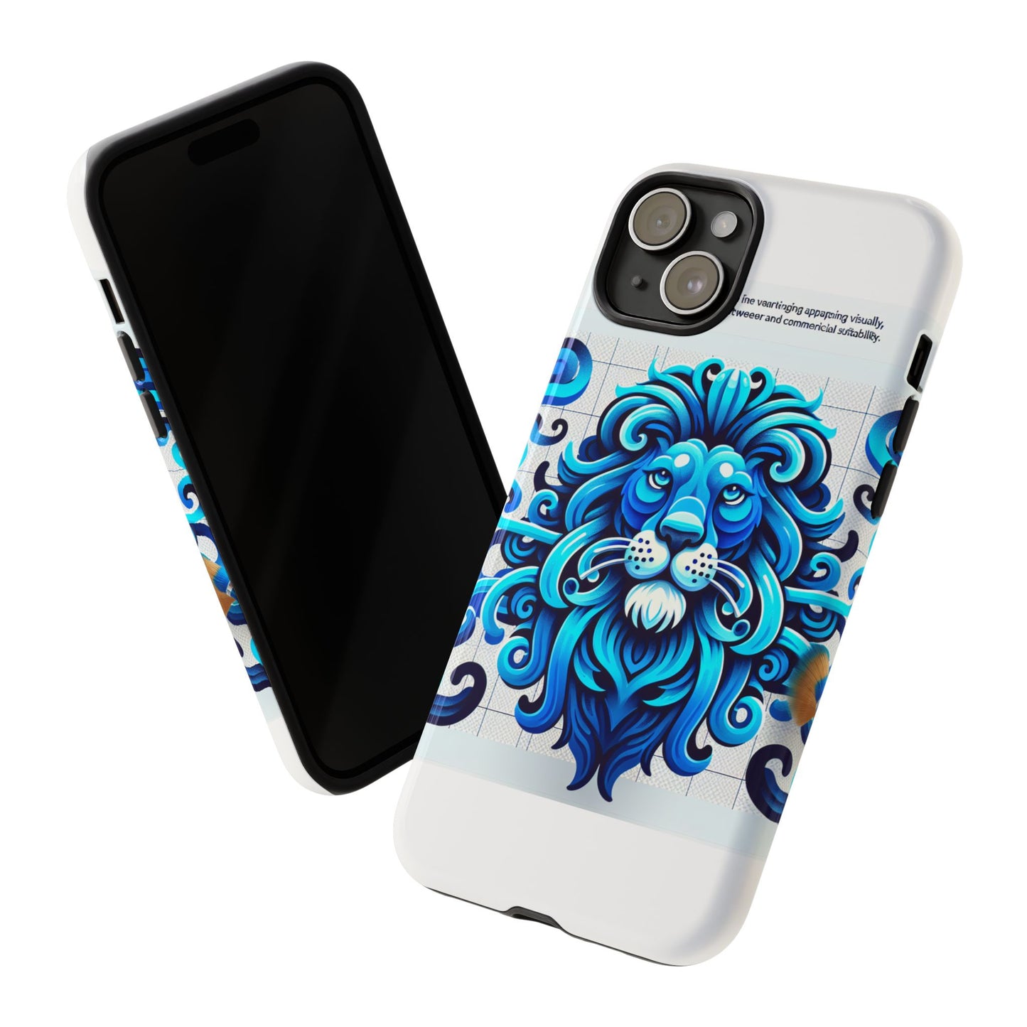 vibrant 3d lion art phone case for stylish protection and self-expression compatible with iphone 13, 14, 15 & 16 – all models including pro, pro max & plus