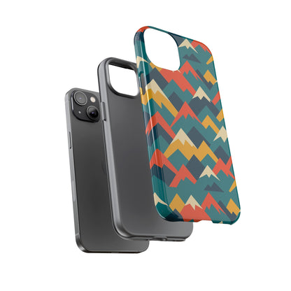 Vibrant Mountain Pattern 3D Wrap Protective Phone Case Stylish Accessory for Men and Women Compatible with iPhone 13, 14, 15 & 16 – All Models Including Pro, Pro Max & Plus