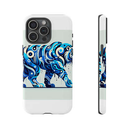 Vibrant 3D Wrap Protective Phone Case with Colourful Tiger Design Stylish Accessory for Men and Women Compatible with iPhone 13, 14, 15 & 16 – all models including Pro, Pro Max & Plus