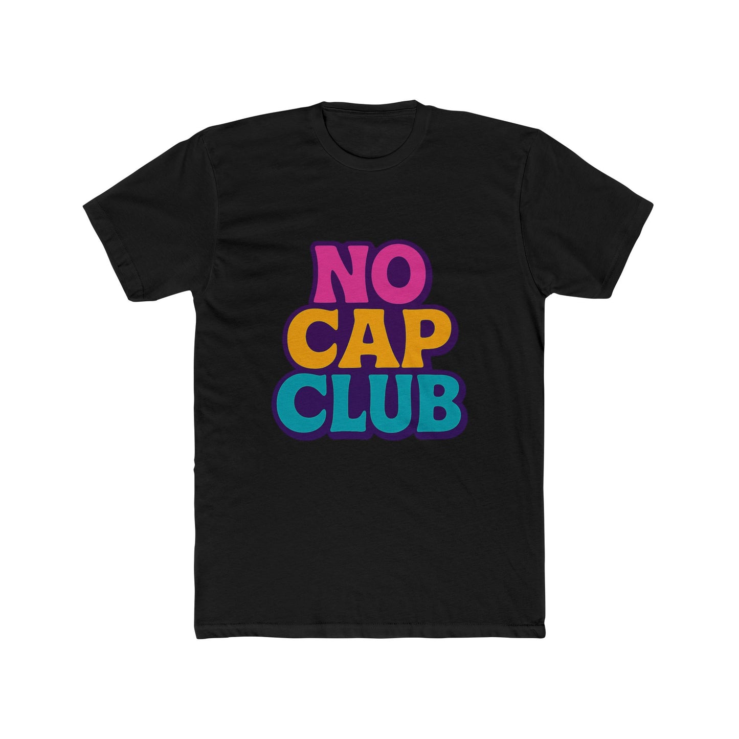 no cap club unisex t-shirt - multicolor meme graphic tee for casual wear, fun & trendy fashion