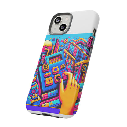 Fantum Finance Dept Protective Phone Case, 3D Wrap Design, Durable Silicone Liner, UV Protected, Ideal Gift for Tech Enthusiasts and Anime Lovers