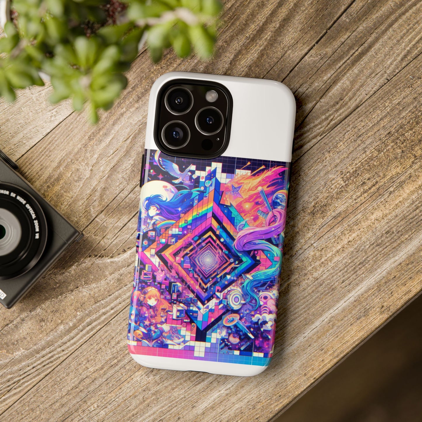 no cap just facts protective phone case for anime lovers