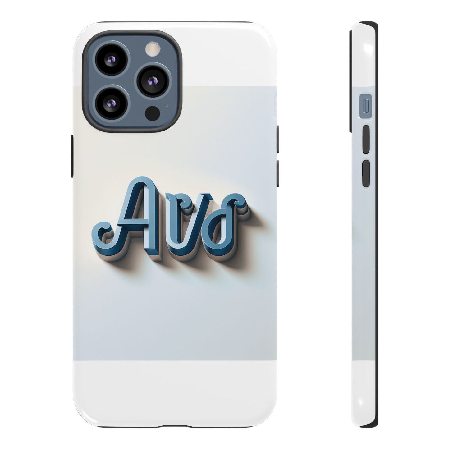 vibrant 3d wrap protective phone case in retro blue design – trendy accessory for fashion-forward users compatible with iphone 13, 14, 15 & 16 – all models including pro, pro max & plus