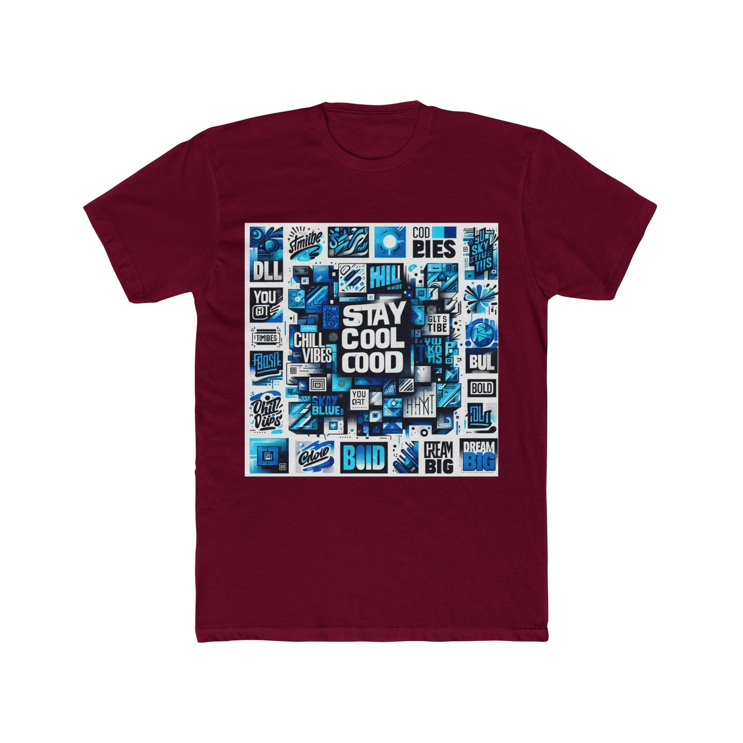 alphabet blue 52 unisex t-shirt – stylish casual wear, comfortable cotton tee for men & women, perfect everyday t-shirt