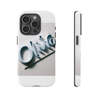 Vibrant 3D Blue Name Phone Case for Stylish Protection – Unique Accessory for Self-Expression Compatible with iPhone 13, 14, 15 & 16 – all models including Pro, Pro Max & Plus