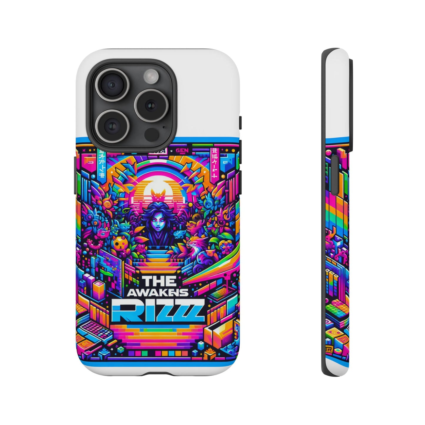 the rizz awakens 3d wrap protective phone case for anime and comic lovers