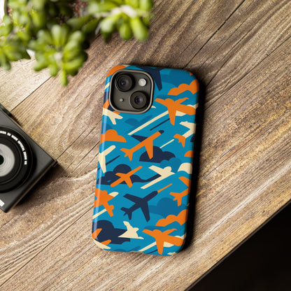 Vibrant Aviation-Themed Protective Phone Case with 3D Wrap Design – Stylish Accessory for Self-Expression – Compatible with iPhone 13, 14, 15 & 16 – all models including Pro, Pro Max & Plus