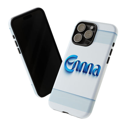 Emma Blue 3D Wrap Protective Phone Case for Smartphones with Vivid Anime Comic Design Shock Absorption and UV Protection