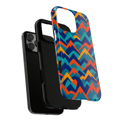 Vibrant 3D Mountain Design Protective Phone Case – Stylish and Durable Cover Compatible with iPhone 13, 14, 15 & 16 – All Models Including Pro, Pro Max & Plus