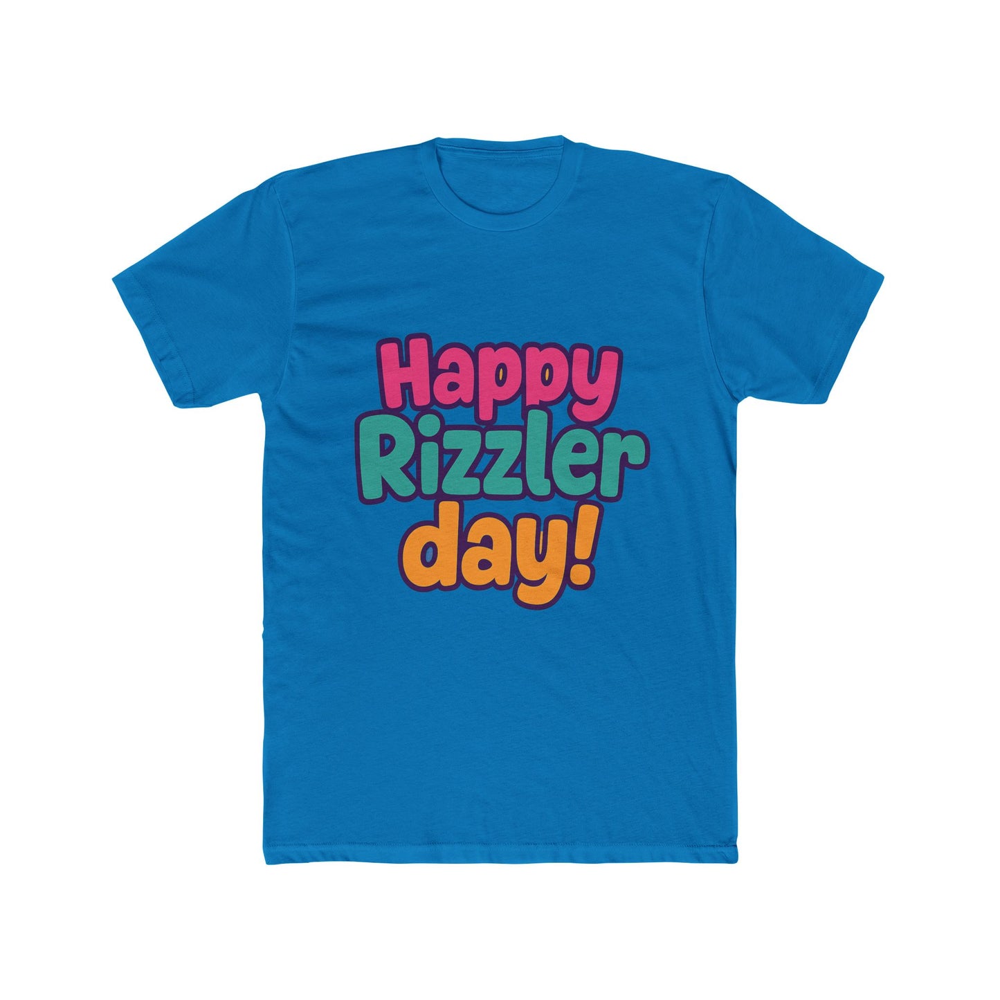 celebrate happy rizzler day with our multicolor unisex t-shirt – perfect gift for any occasion, comfortable fit