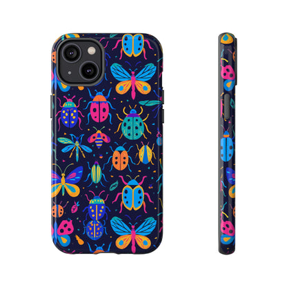 Vibrant 3D Insect Design Phone Case for Stylish Protection and Unique Aesthetic Compatible with iPhone 13, 14, 15 & 16 – all models including Pro, Pro Max & Plus