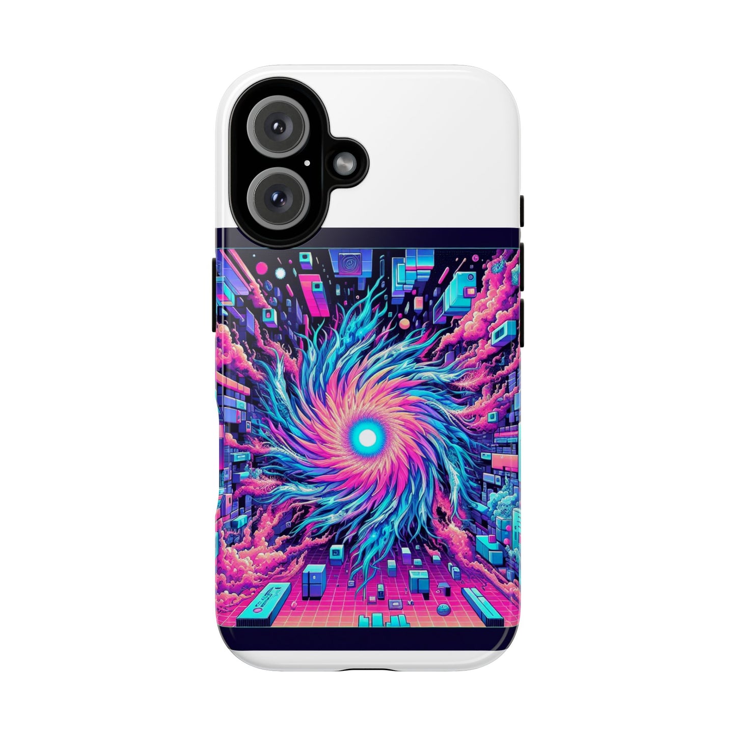 grass level 9000 protective phone case with 3d wrap design, uv protected and shock absorbent, fun retro style for anime lovers, ideal gift for tech enthusiasts