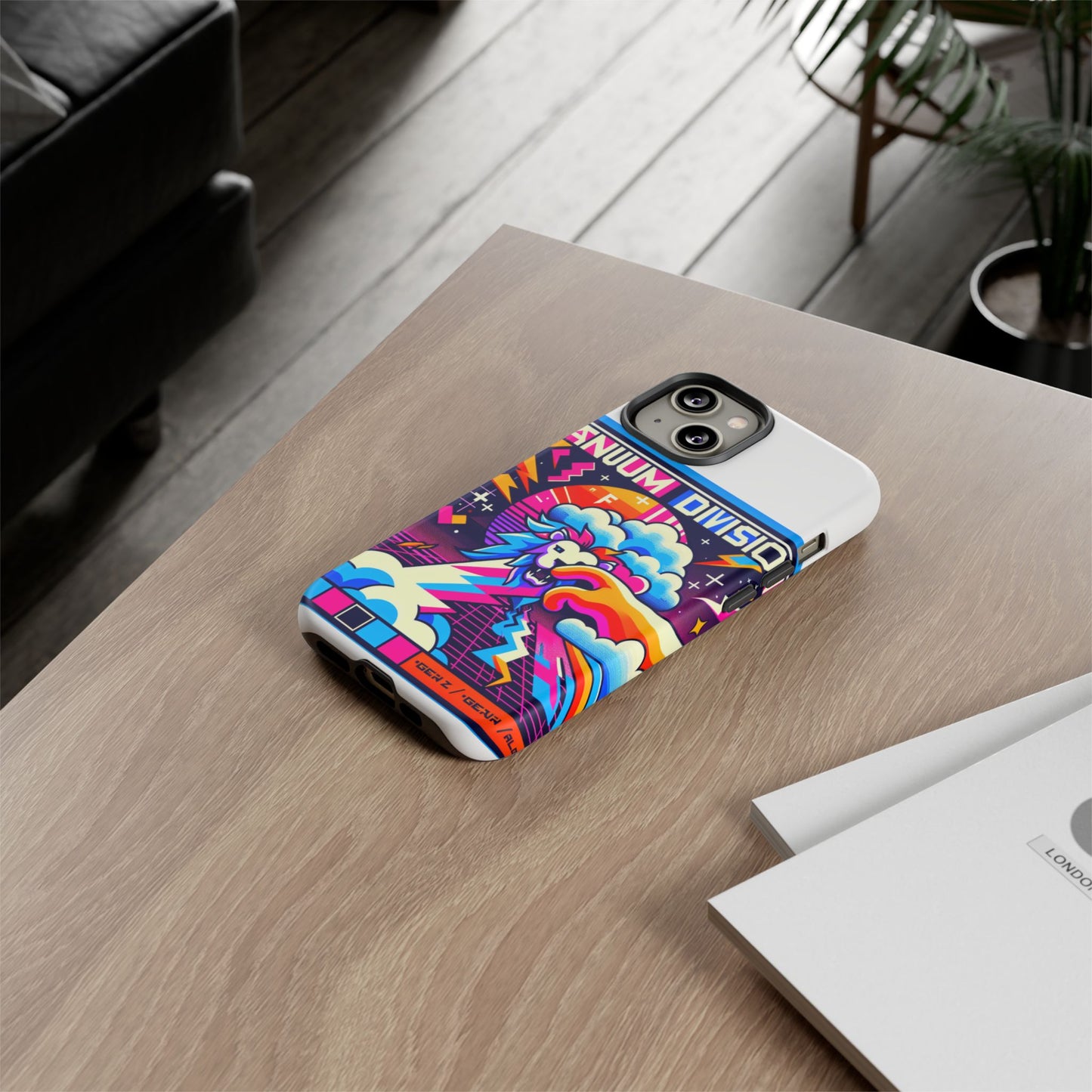 fanum irs division protective phone case with 3d wrap design, uv protected, durable shock absorption, ideal gift for anime and comic culture fans