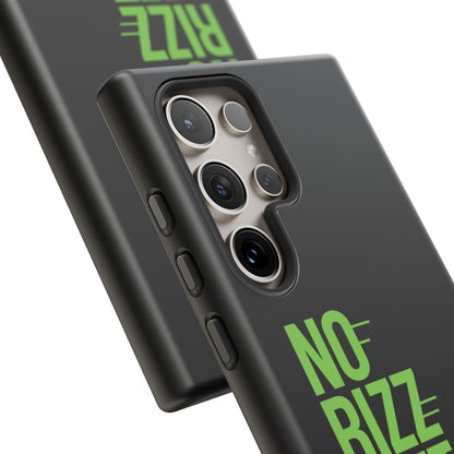 Tough Phone Case - No Rizz Left Behind, Durable Protection, Shock Absorbent, Stylish Design, Perfect Gift for Adults, Supports Wireless Charging, UV Protected, Lightweight Accessory
