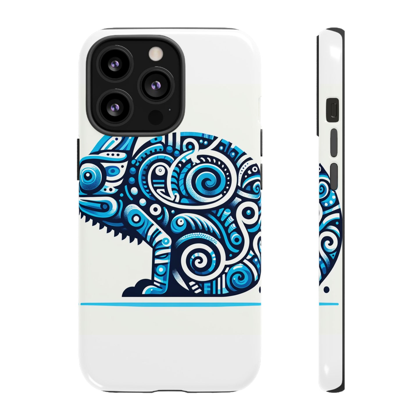 vibrant 3d chameleon design protective phone case for creative individuals stylish protection compatible with iphone 13, 14, 15 & 16 – all models including pro, pro max & plus
