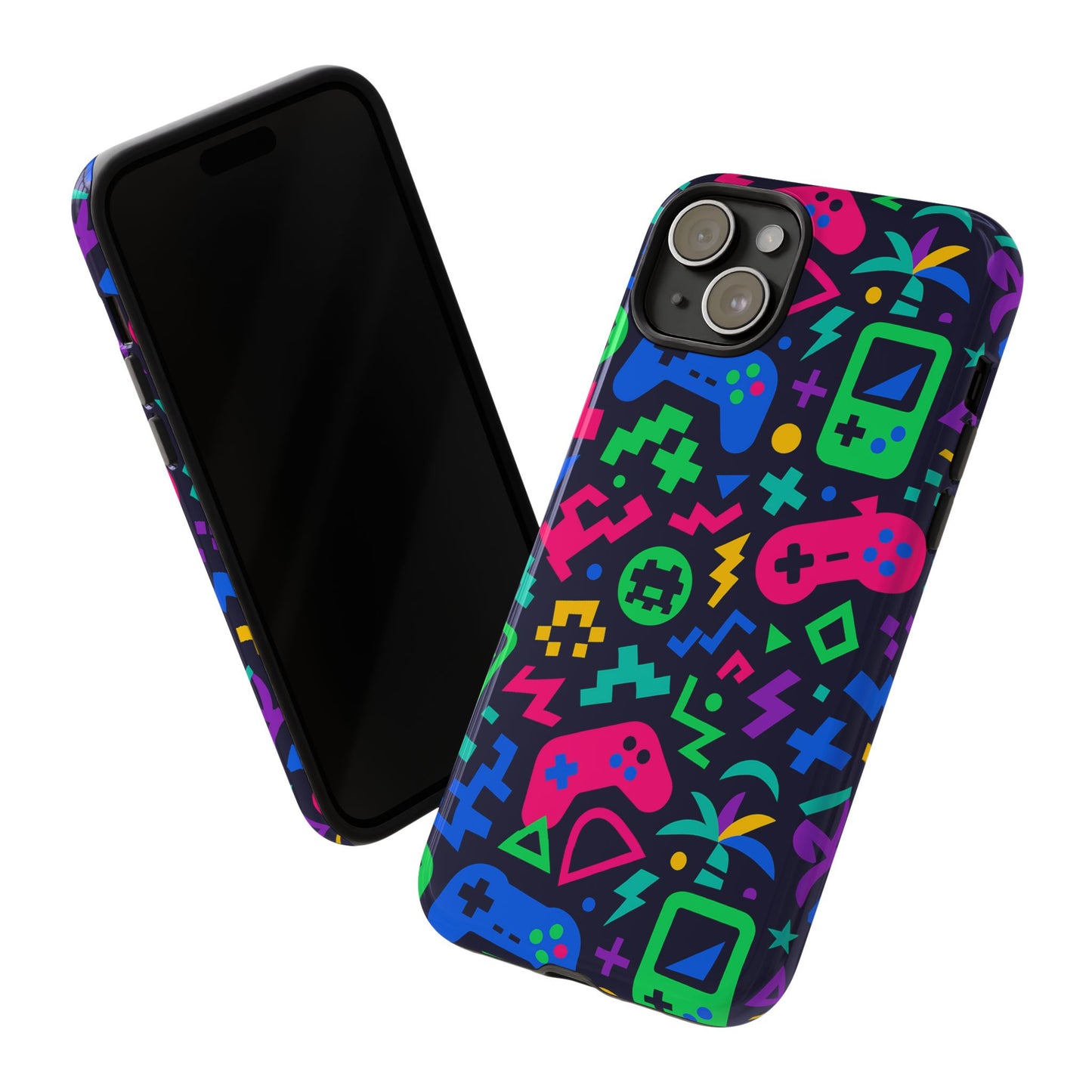 vibrant 3d gaming design protective phone case for creative expression and stylish protection, compatible with iphone 13, 14, 15 & 16 – all models including pro, pro max & plus