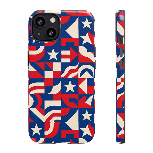 Vibrant Geometric 3D Wrap Protective Phone Case in Multicolour Design for Stylish Protection - Ideal for Men and Women, Compatible with iPhone 13, 14, 15 & 16 – all models including Pro, Pro Max & Plus