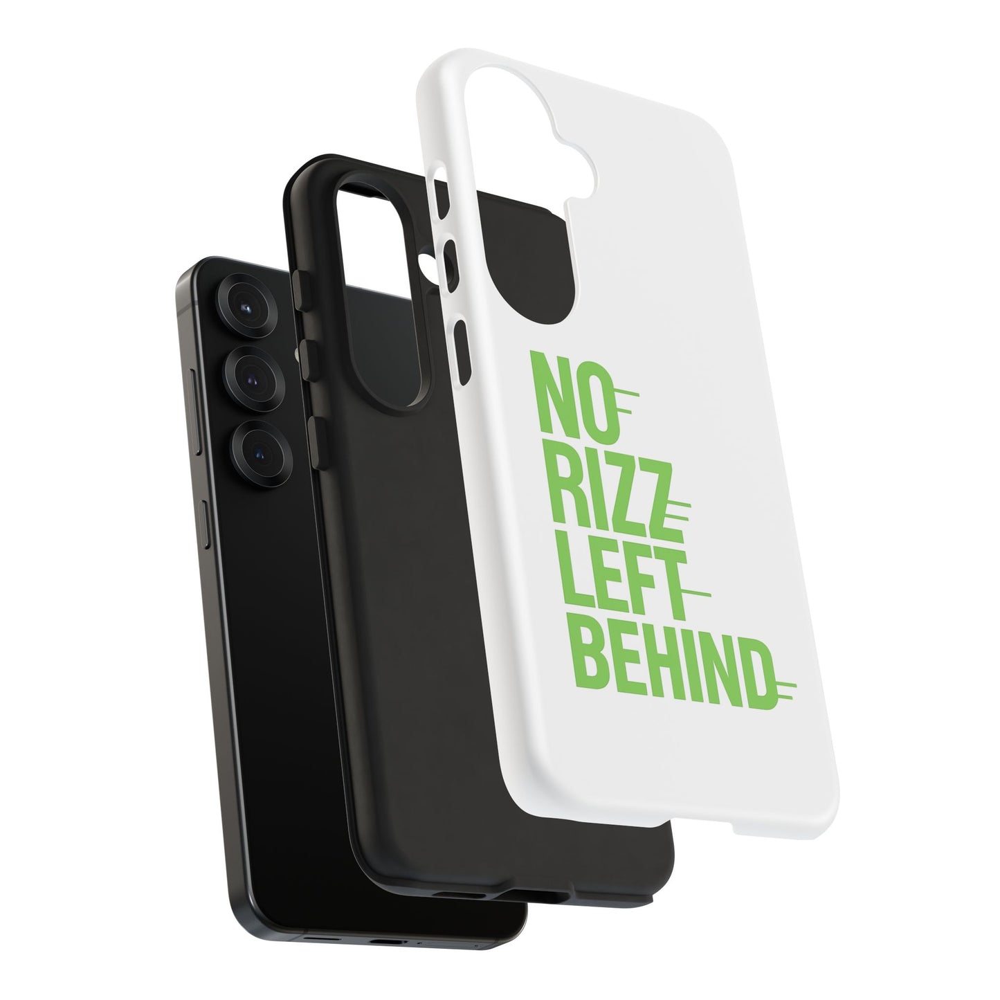 copy of tough cases - no rizz left behind phone case for ultimate protection and style, impact-resistant, dual layer, vibrant design, perfect gift for adults