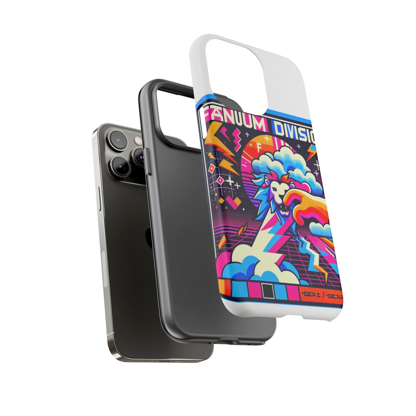 fanum irs division protective phone case with 3d wrap design, uv protected, durable shock absorption, ideal gift for anime and comic culture fans