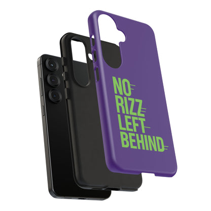 Tough Phone Case - No Rizz Left Behind - Durable, Stylish Protection for Active Lifestyles - Impact-Resistant, Dual Layer, Shock-Absorbing TPU - Perfect Gift for Tech Lovers
