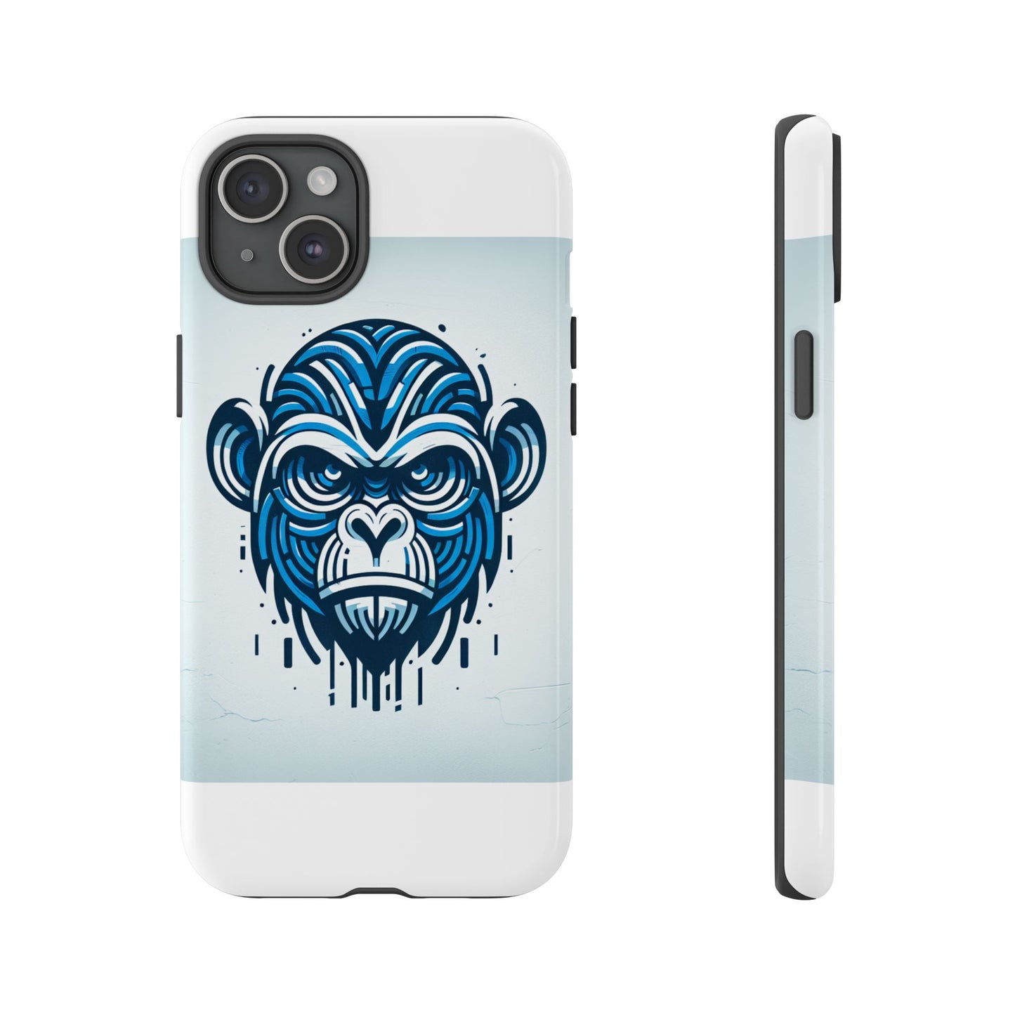 vibrant 3d gorilla design protective phone case for unique style and stylish protection compatible with iphone 13, 14, 15 & 16 – all models including pro, pro max & plus