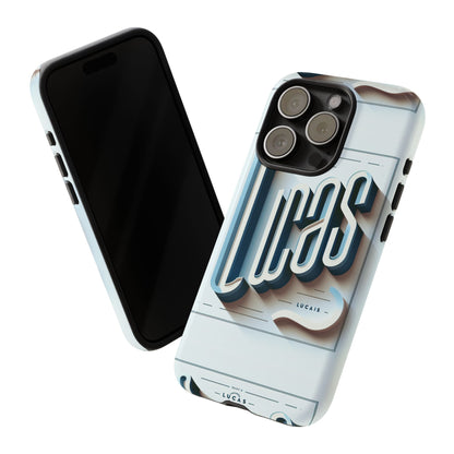 Lucas Blue Phone Case with 3D Wrap Design for Smartphones Compatible with iPhone and Android Devices Shockproof Protective Cover for Anime and Comic Fans