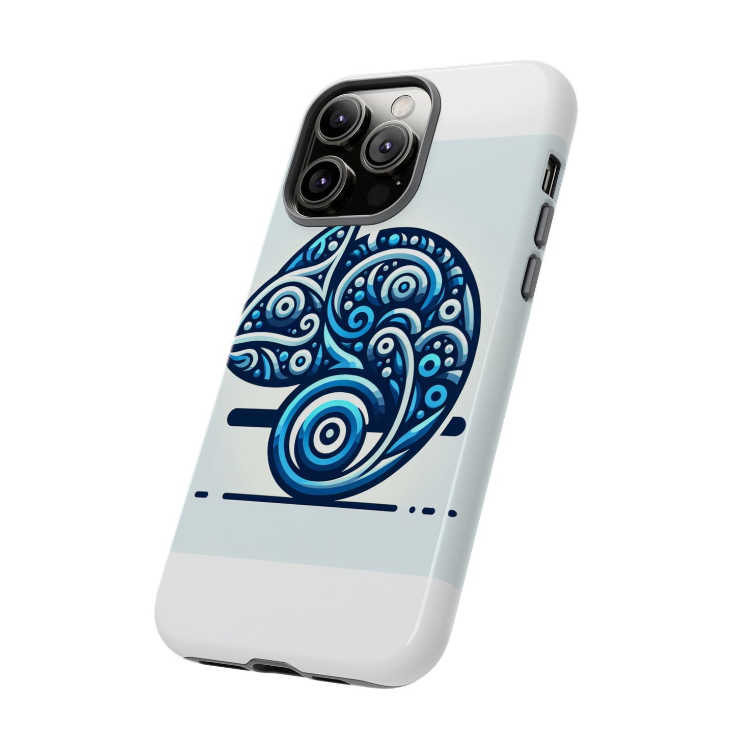 vibrant 3d blue animal design protective phone case – unique accessory for self-expression compatible with iphone 13, 14, 15 & 16 – all models including pro, pro max & plus