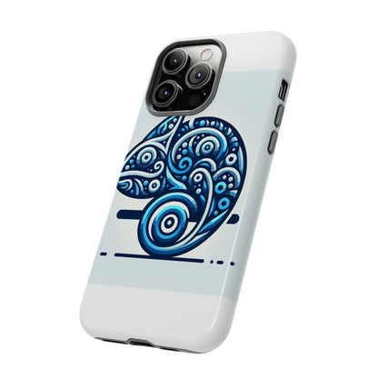 Vibrant 3D Blue Animal Design Protective Phone Case – Unique Accessory for Self-Expression Compatible with iPhone 13, 14, 15 & 16 – all models including Pro, Pro Max & Plus