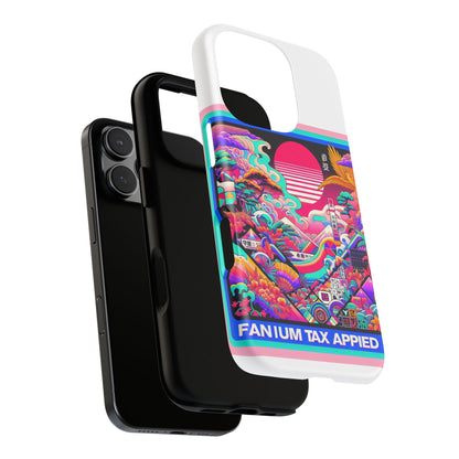 Fanum Tax Applied Protective Phone Case, 3D Wrap Design, Durable Silicone Liner, UV Protected, Shock Absorbing, Fun Anime and Comic Style, Ideal Gift for Tech Enthusiasts