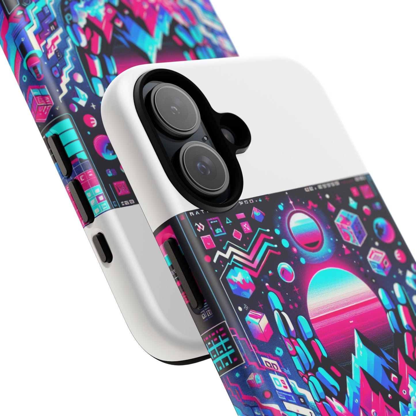 ratio-proof aura protective phone case with 3d wrap design, uv protection, and shock absorption for anime and comic culture fans