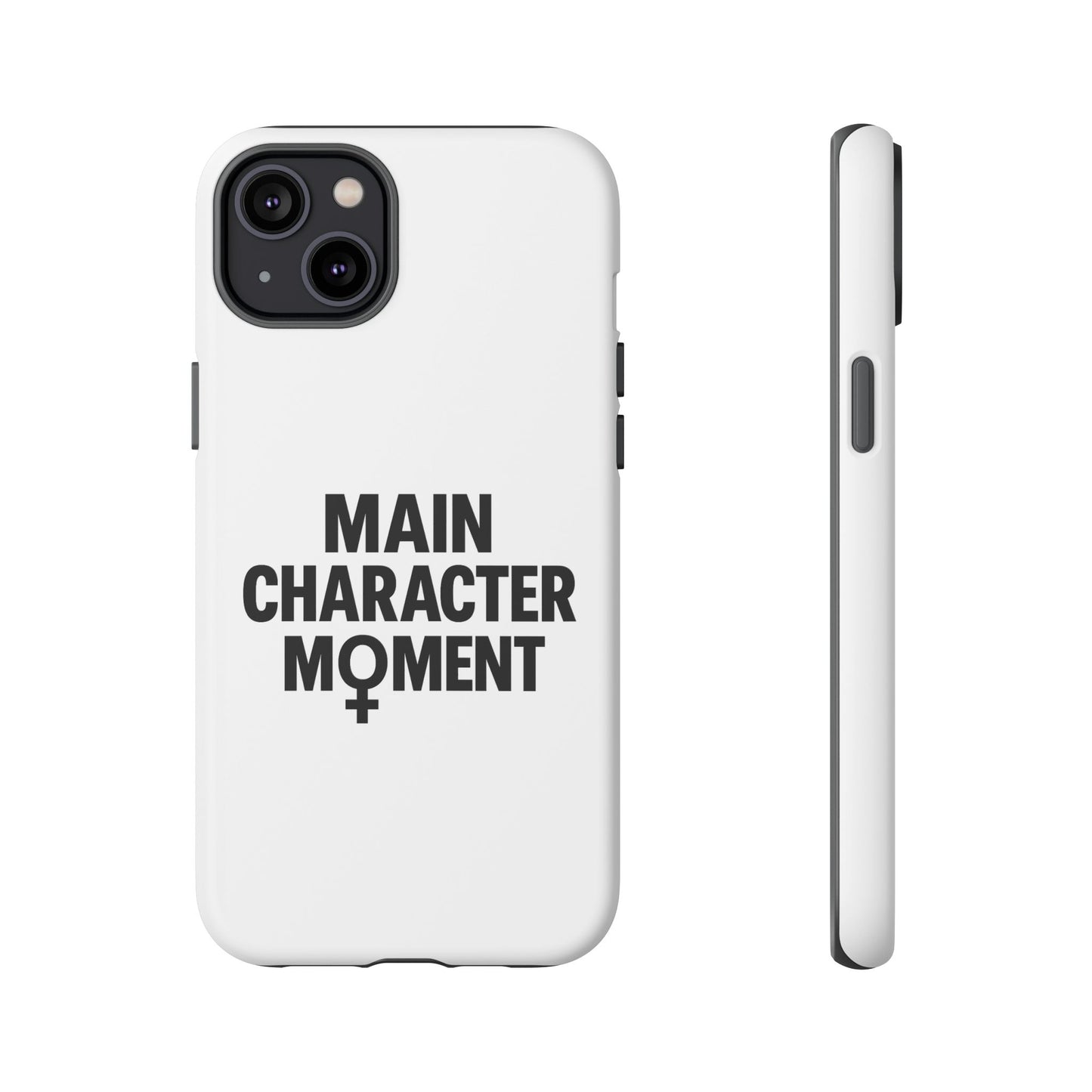 main character moment phone case - tough, trendy protection