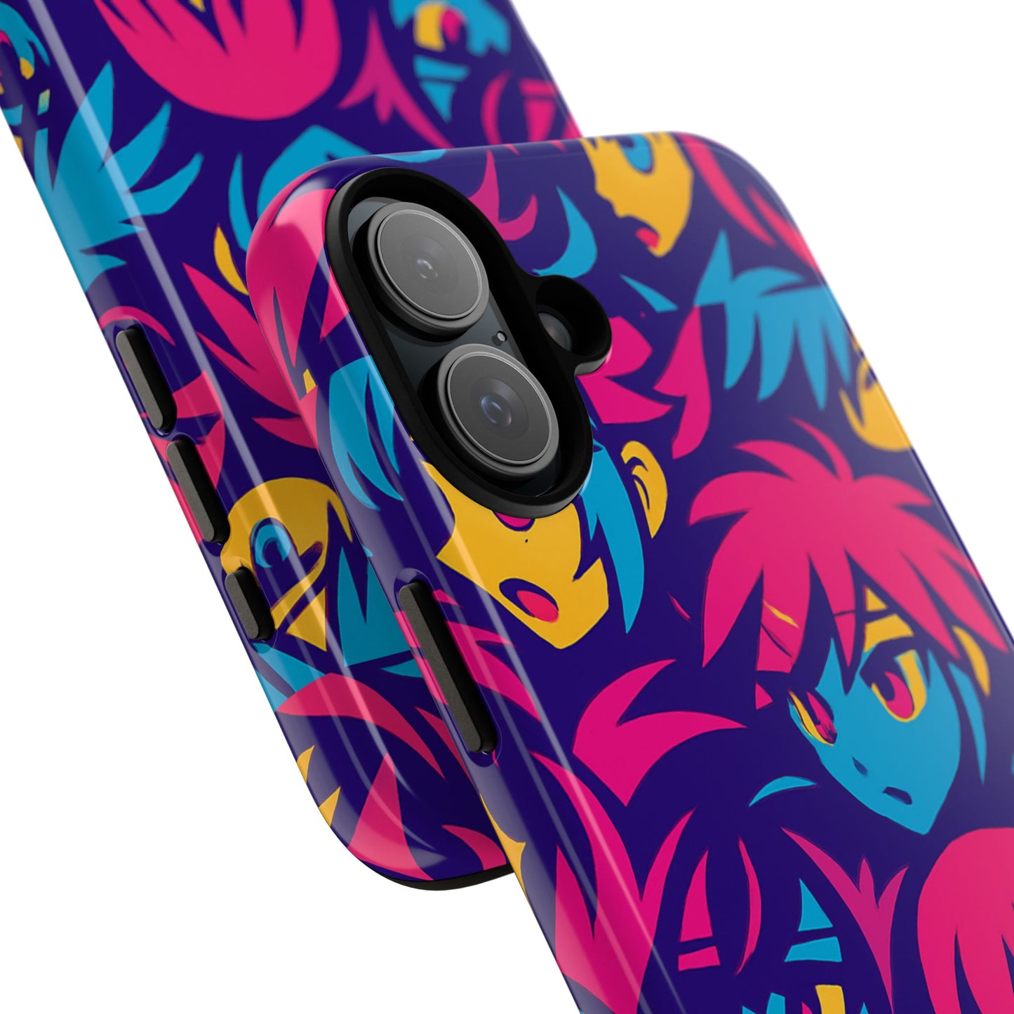 vibrant 3d anime phone case with retro design for stylish protection – unique accessory for self-expression compatible with iphone 13, 14, 15 & 16 – all models including pro, pro max & plus