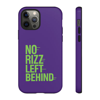 Tough Phone Case - No Rizz Left Behind - Durable, Stylish Protection for Active Lifestyles - Impact-Resistant, Dual Layer, Shock-Absorbing TPU - Perfect Gift for Tech Lovers