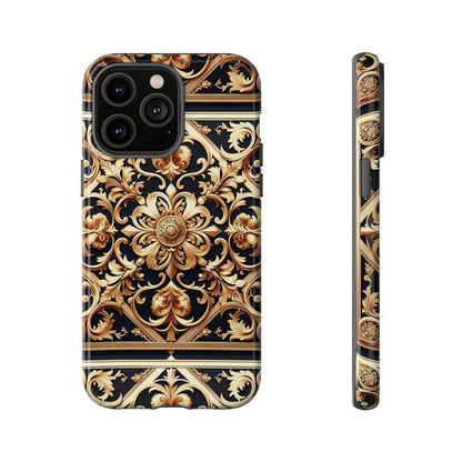 Pattern Image 5 Vibrant Anime Comic Style Shockproof Phone Case with Ornate Baroque Design Compatible with iPhone 13, 14, 15 & 16 – all models including Pro, Pro Max & Plus