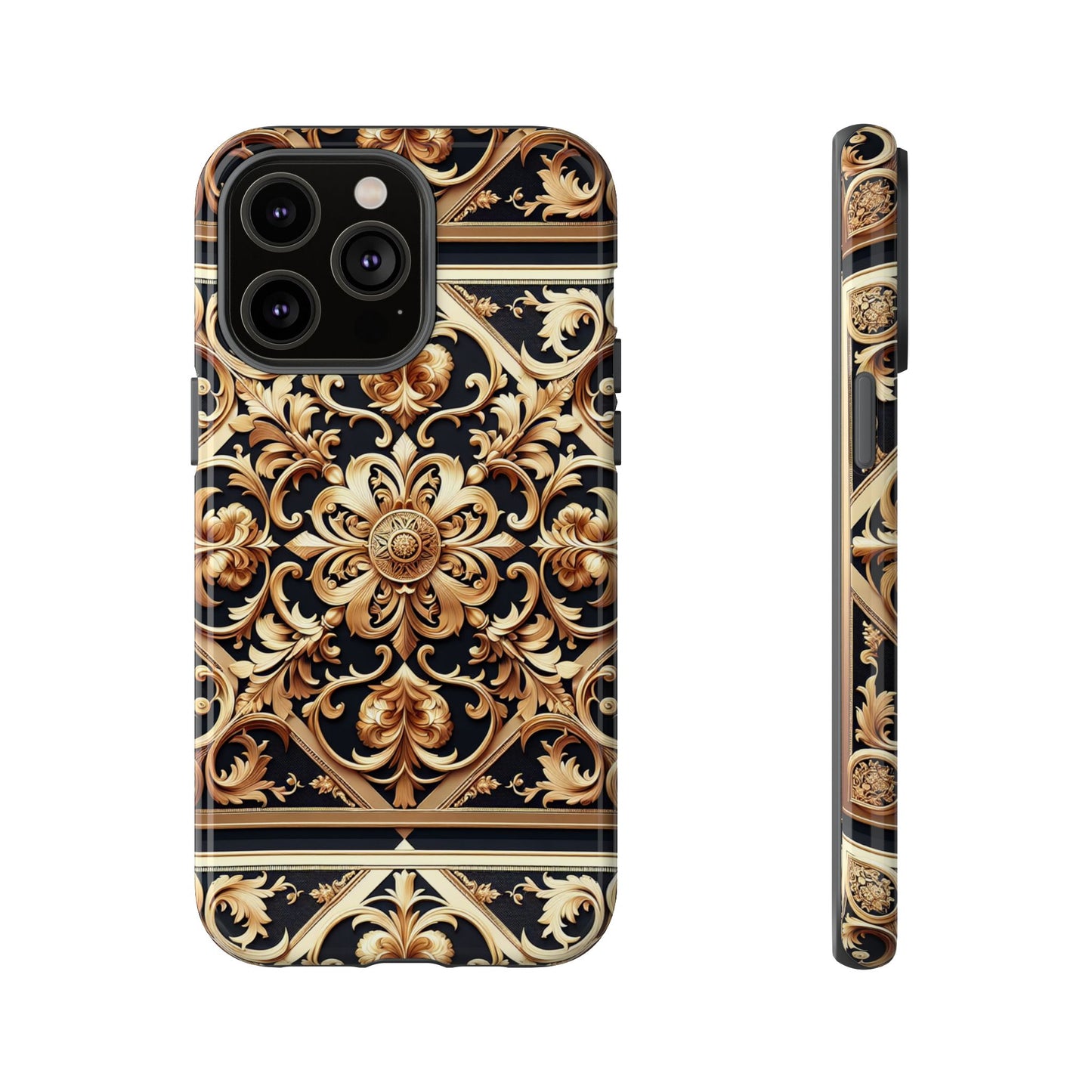 pattern image 5 vibrant 3d phone case for android and iphone with ornate baroque design compatible with iphone 13, 14, 15 & 16 – all models including pro, pro max & plus