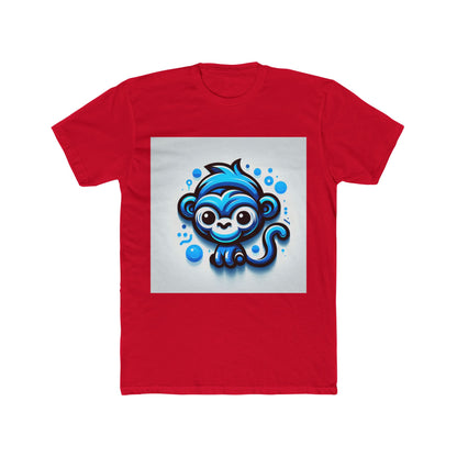 Stylish Unisex T-Shirt - Blue Animal Print, Comfortable Casual Tee for Men and Women, Trendy All-Gender Shirt
