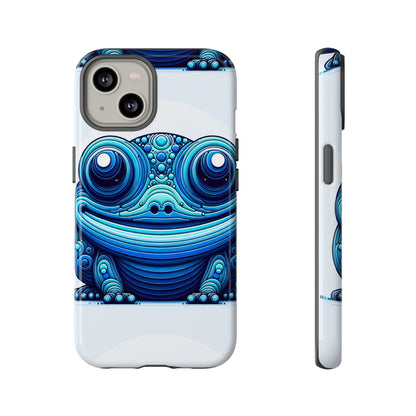 Cool Blue Animal Create 4 3D Wrap Protective Phone Case for Smartphones with Vibrant Animal Design and Shock Absorption