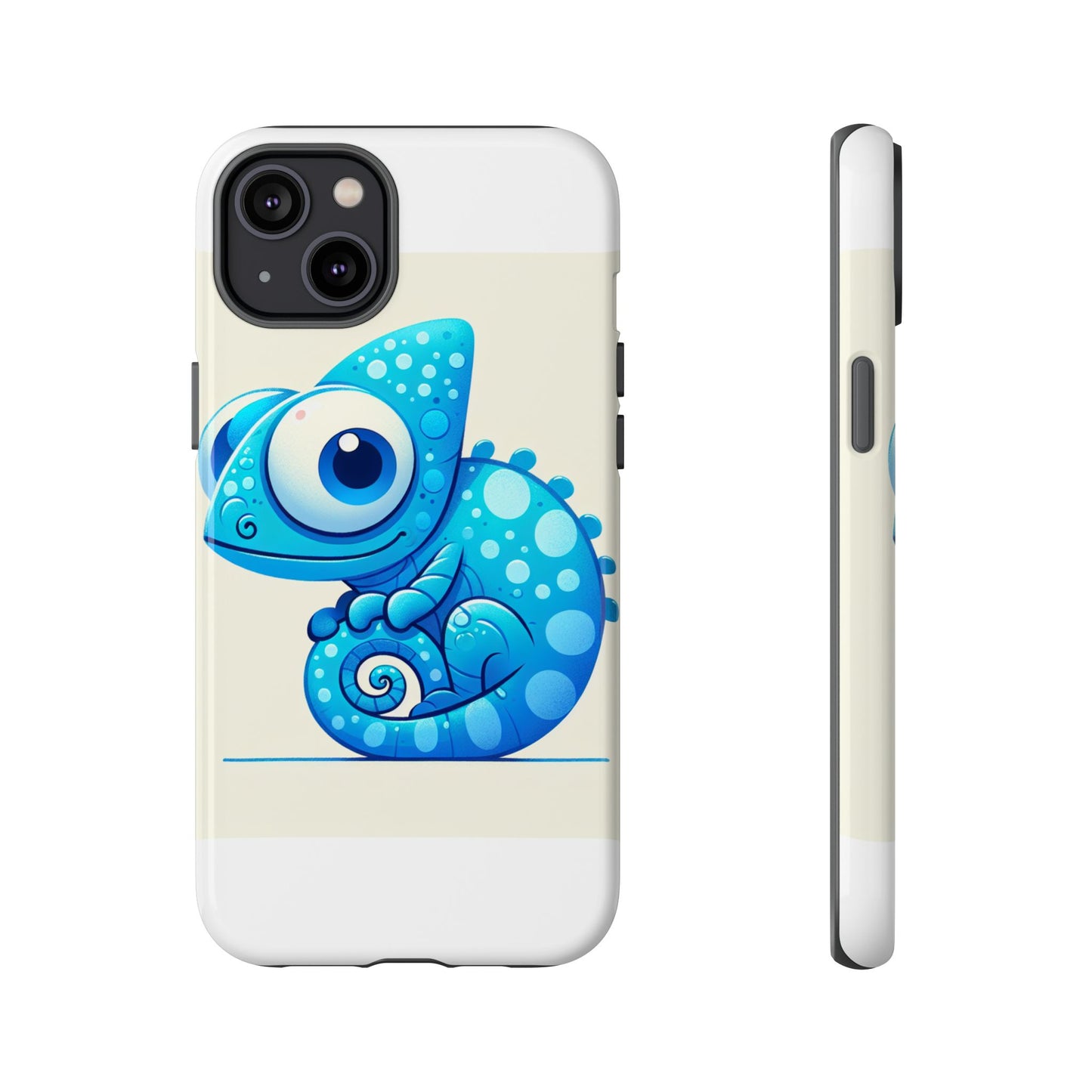 vibrant 3d cartoon chameleon phone case for adults and teens stylish protection compatible with iphone 13, 14, 15 & 16 – all models including pro, pro max & plus