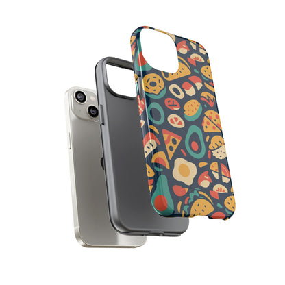 Vibrant Food-Themed Protective Phone Case with 3D Design for Stylish Protection Compatible with iPhone 13, 14, 15 & 16 – all models including Pro, Pro Max & Plus