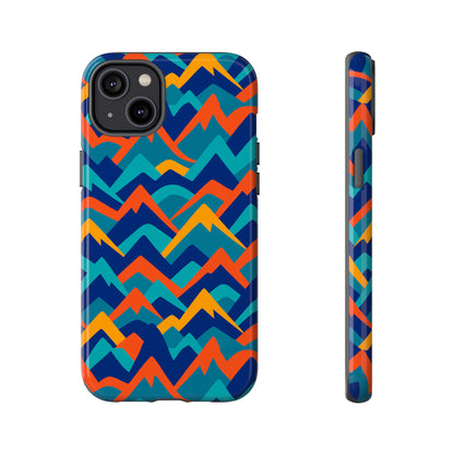 Vibrant 3D Mountain Design Protective Phone Case – Stylish and Durable Cover Compatible with iPhone 13, 14, 15 & 16 – All Models Including Pro, Pro Max & Plus