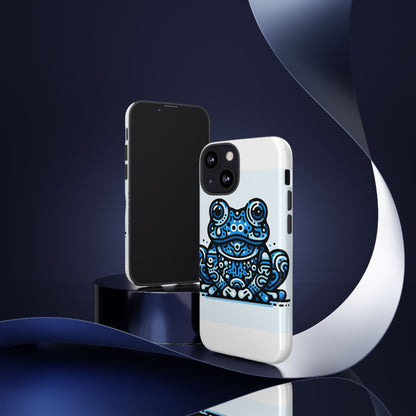 Vibrant 3D Blue Animal Print Protective Phone Case for Bold Individuals – Stylish Protection Compatible with iPhone 13, 14, 15 & 16 – All Models Including Pro, Pro Max & Plus
