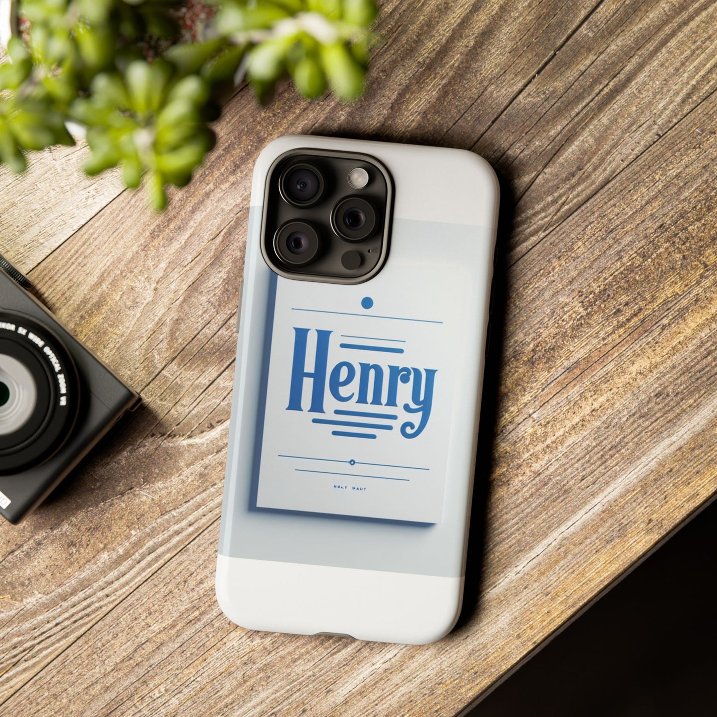 stylish blue typographic phone case for men and women, durable protection, unique design, compatible with iphone 13, 14, 15 & 16 – all models including pro, pro max & plus