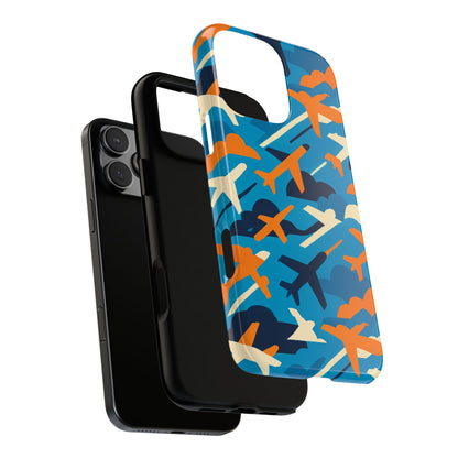 Vibrant Aviation-Themed Protective Phone Case with 3D Wrap Design – Stylish Accessory for Self-Expression – Compatible with iPhone 13, 14, 15 & 16 – all models including Pro, Pro Max & Plus