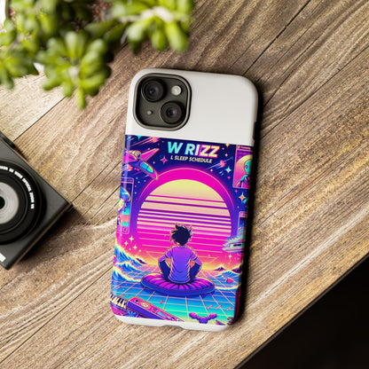 W Rizz L Sleep Schedule Protective Phone Case for Anime Lovers